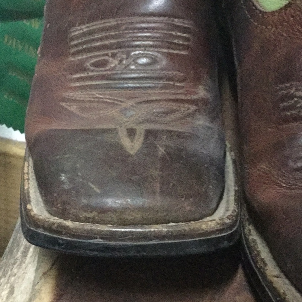 Tony lama buckaroo cowboy rodeo cowgirl festival boots tall ranch horse riding - Picture 10 of 14